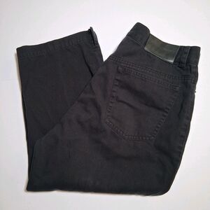Lauren Jeans Co Ralph Lauren Capri Jeans Size 10P Black Chino Preppy Minimalist